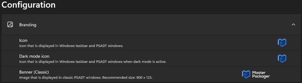 Branding - Master Wrapper Configuration