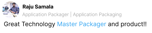 Great Technology Master Packager and product!!