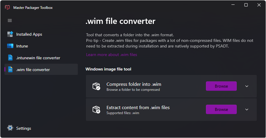 wim file converter