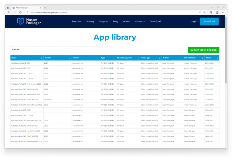 App library